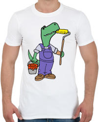 printfashion Painter crock - Férfi póló - Fehér (2135664)