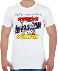 printfashion Áprilisi szuperhős - Férfi póló - Fehér (2143304)