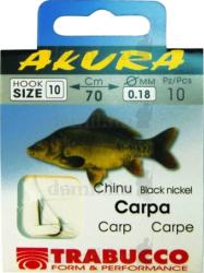 Trabucco Akura Carp Libr. 1/0X0, 35 előkötött horog (027-20-005)