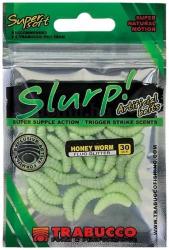 Trabucco Slurp Bait Honey Worm Fluo Glitter 30 db Fluo méhlárva (182-00-230)