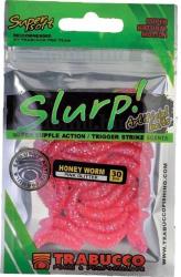 Trabucco Slurp Bait Honey Worm XL pink Glitter 25 db pink méhlárva (182-00-350)