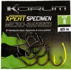Korum Xpert Specimen Mikro szakállas horog 6, 10db (KHXSNB/06)