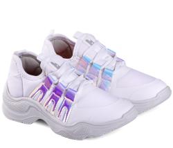 BIBI Shoes Pantofi Sport Fete Bibi Chunky Albi - Colectia Ugly Shoes