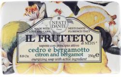 Nesti Dante Săpun cu lămâie și bergamot - Nesti Dante Il Frutteto Soap 250 g