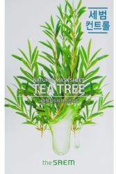 The Saem Mască de față cu extract de arbore de ceai - The Saem Natural Tea Tree Mask Sheet 21 ml