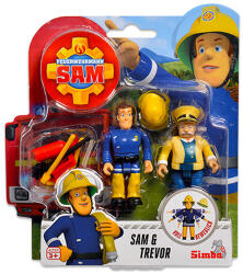 Simba Toys Set cu figurine Pompierul Sam, Sam şi Trevor (10925104ST) Figurina