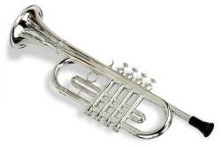 Reig Musicales Trompeta metalizata 4 note - Reig Musicales (RG283) Instrument muzical de jucarie