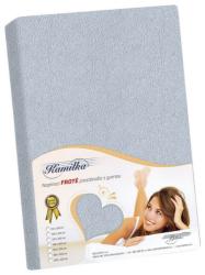 Bellatex Cearșaf froté Bellatex, pentru saltele înalte, gri, 180 x 200 + 40 cm, gri deschis