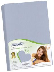 Bellatex Cearşaf Jersey Kamilka, gri deschis, gri deschis, 90 x 200 cm
