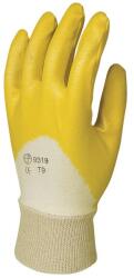 Euro Protection Tenyéren mártott sárga nitril kesztyű (sárga, 10) (9320)
