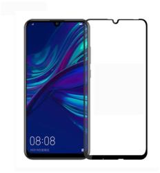 Temp-glass063104 Huawei P smart Plus (2019) / P Smart (2019) teljes lefedettséget biztosító Karcálló, ütésálló kijelzővédő üvegfólia fekete kerettel, tempered glass, törlőkendővel (Temp-glass063104)