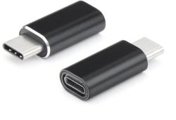 Lightning iPhone - Type-C OTG adapter fekete