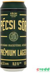 Pécsi Sör Prémium sör Lager 5% 0, 5L Doboz