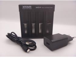 XTAR MC4 Incărcător Acumulatori Li-Ion 3.6V, 3.7V IMR, ICR, INR Incarcator baterii