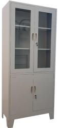 Plus Mobilier Dulap metalic Premium Asamblat Medicamente si Instrumente medicale cu picioare 800x400x1920 mm (LxlxH), PLUS gri 2 3 Dulap metalic medicamente Da 800x400x1920 (61004467) Dulap arhivare