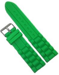  Curea de ceas din silicon verde 22mm WZ933 (WZ933)