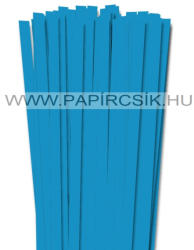 Aqua kék, 10mm-es quilling papírcsík (50db, 49cm)