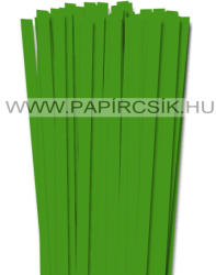 Zöld, 10mm-es quilling papírcsík (50db, 49cm)