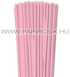Rózsaszín, 6mm-es quilling papírcsík (90db, 49cm)