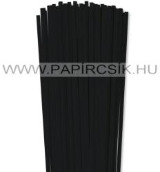 Fekete, 5mm-es quilling papírcsík (100db, 49cm)