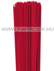 Élénk piros, 2mm-es quilling papírcsík (120db, 49cm)