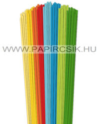  2mm, 49cm, 8x20db, quilling papírcsík kezdőcsomag VII