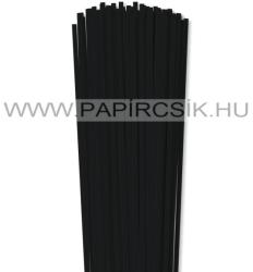 Fekete, 4mm-es quilling papírcsík (110db, 49cm)