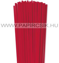 Élénk Piros, 5mm-es quilling papírcsík (100db, 49cm)