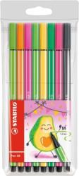 STABILO Carioca Pen 68, 1 mm, editie speciala Avocado 8 culori/set Stabilo SW6803814 (SW6803814)