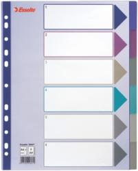 Esselte Separatoare din plastic A4 Maxi translucid 1-6 Esselte E20647 (20647)