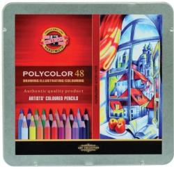 KOH-I-NOOR Creioane colorate Polycolor, cutie metal, 48 culori/set Koh-I-Noor K3826-48 (K3826-48)