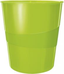 LEITZ Cos de birou 15 litri WOW Leitz verde metalizat E52781054 (E52781054)