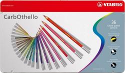 STABILO Creioane colorate CarbOthello cutie metal 36 culori/set Stabilo SW14366 (SW14366)