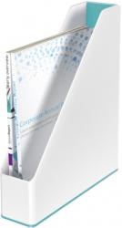 Leitz Suport vertical in culori duale WOW Leitz alb/turcoaz E53621051 (E53621051)
