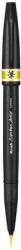 Pentel Marker caligrafic Brush Pen ultra fin Sign Pen Artist Pentel galben PESESF30CG (PESESF30CG)