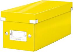 Leitz Cutie Click & Store WOW, pentru 30 CD-uri, Leitz galben metalizat E60410016 (E60410016)