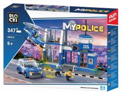 Klocki BLOCKI Joc constructie, My Police, Statie politie, 347 piese Blocki RB27004 (RB27004)