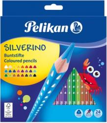 Pelikan Creioane colorate Silverino, 3 mm, 24 culori/set Pelikan 700665 (700665)