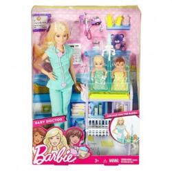 Mattel Barbie you can be Baby doctor pediatru cu bebe DVG10 Papusa Barbie