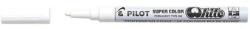 Pilot Marker permanent Pilot Super Color Fine alb 3 mm varf rotund (PSC-W-F)