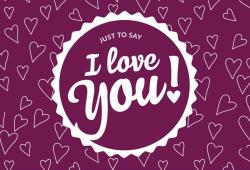VitalAbo "I Love You" üdvözlőkártya