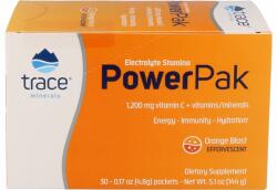 Trace Minerals Research Power Pak - Elektrolit Stamina és C-vitamin - Narancs
