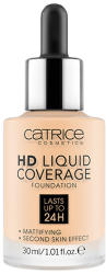 Catrice Fond de ten HD Liquid Coverage Foundation Catrice HD Liquid Coverage 002 Porcelain Beige