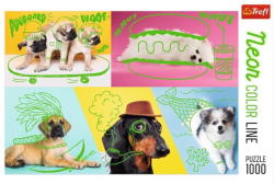 Trefl Neon Color Line - Dogs - Szuper kutyák 1000 db-os (10578)