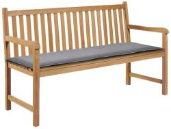 vidaXL Pernă de bancă de grădină, gri, 150x50x3 cm, textil oxford (43195)
