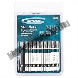 GROSS 10db TX 30x50mm TORX professional bit S2 acél (11472)