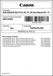 Canon EOS 5Ds + EOS 5Ds R Rövid kezelési kézikönyv (910041X028)