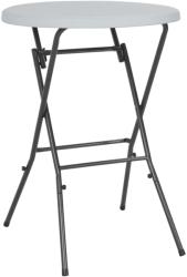 vidaXL Masă de bar pliabilă, alb, 80 x 110 cm, HDPE (44560)