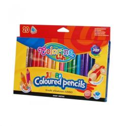 Colorino 20db-os mini színes ceruza JUMBO háromszög alakú 32971 (32971)