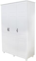 Spectral Mobila Dulap cu 3 usi Dynasty, Alb, 138 x 216 x 59 cm Garderoba